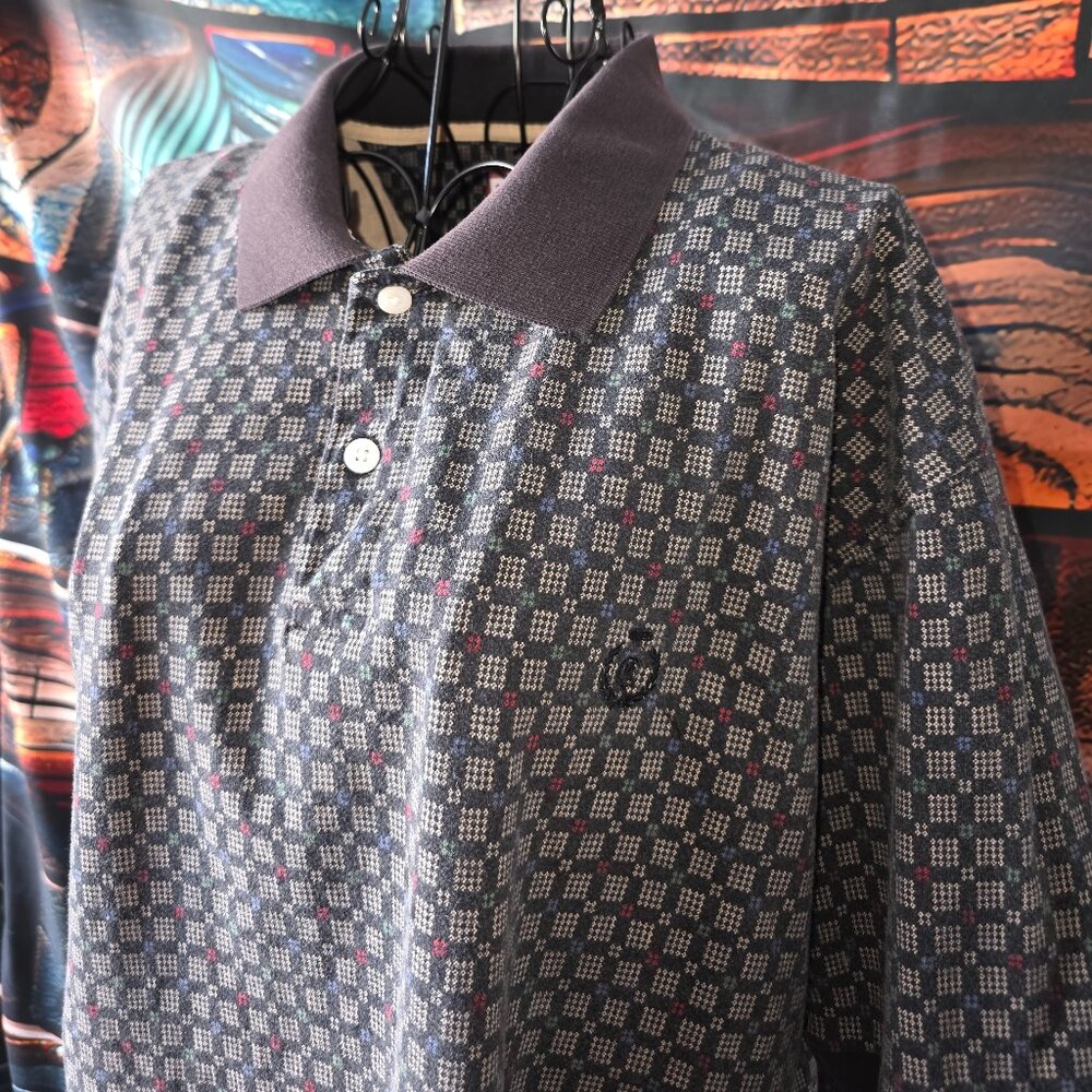 Chaps Ralph Lauren Mens Polo in Size XL Blue & Gray (M70)